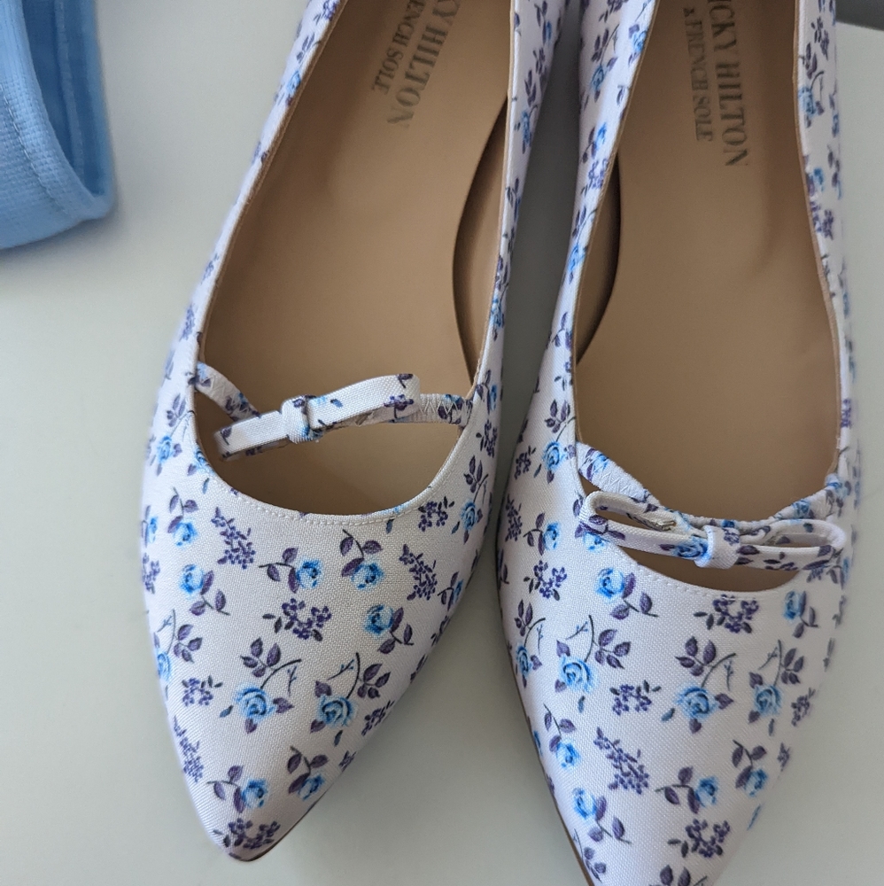 NEW Nicky Hilton x French Sole Size 8 Pink Flats - Picture 5 of 8